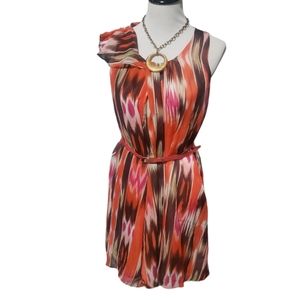 Madison Paige Womens Red/ Orange Dress.